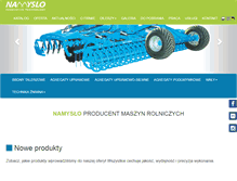 Tablet Screenshot of namyslo.pl
